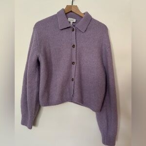 & Other Stories Lavender Cardigan